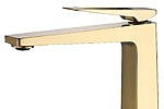 Umývadlová batéria REA PARKER Brush Gold High – Obrázok 2