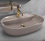Umývadlo na dosku REA Aura 61 Beige Shiny – Obrázok 2