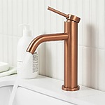 Umývadlová batéria REA CLIF Brush Copper Low – Obrázok 2