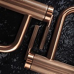 Umývadlová batéria REA Argon Brush Copper high – Obrázok 2