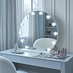Zrkadlo LED HOLLYWOOD White 50 cm – Obrázok 3
