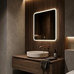 Zrkadlo LED 70x70cm TOP-2 – Obrázok 3