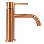 Umývadlová batéria REA LUNGO - brúsené Copper, nízka – Obrázok 3