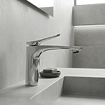 Umývadlová batéria PREMIUM REA Vision Chrome Low – Obrázok 3