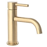 Umývadlová batéria REA LUNGO - brúsené zlato, nízka – Obrázok 3
