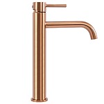 Umývadlová batéria REA LUNGO - brúsené Copper, vysoká – Obrázok 2