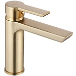 Umývadlová batéria REA ARGUS GOLD BRUSH nízka – Obrázok 3