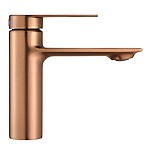 Umývadlová batéria REA STORM - COPPER BRUSH nízka – Obrázok 3