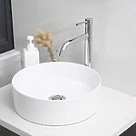 REA LUGANO SLIM Umývadlová batéria Chrome Vysoká – Obrázok 3