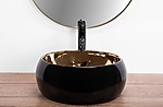 Umývadlo na dosku REA Luna Gold/Black – Obrázok 3