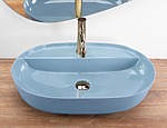 Umývadlo na dosku REA Aura 61 L.Blue Shiny – Obrázok 3