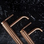 Umývadlová batéria REA Argon Brush Copper high – Obrázok 3