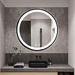 Zrkadlo LED 50cm MMJ Black – Obrázok 4