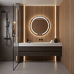 Zrkadlo LED 70cm Modern – Obrázok 4