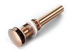 Umývadlový sifón Rea so zástrčkou klik-klak Rose Gold – Obrázok 4