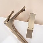 Umývadlová batéria PREMIUM REA Joe Brush Gold High – Obrázok 4