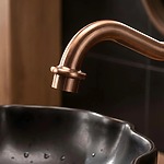 Umývadlová batéria REA Bona Brush Copper High – Obrázok 4