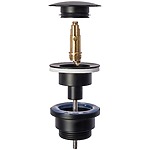 Umývadlový sifón Klik-Klak Universal Rea Black Aged – Obrázok 4