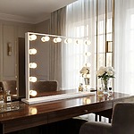 Zrkadlo LED HOLLYWOOD White 80x60 – Obrázok 4