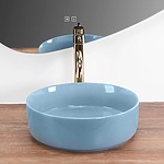 Umývadlo na dosku Rea SAMI L.BLUE SHINY – Obrázok 4