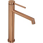 Umývadlová batéria REA FOSS Brush Copper HIGH – Obrázok 4