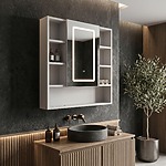 Zrkadlová skrinka s LED osvetlením Rea Luna 70x80cm – Obrázok 8