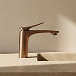 Umývadlová batéria PREMIUM REA Vision Copper Brush Low – Obrázok 5