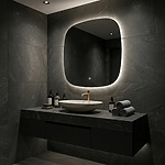 Zrkadlo LED 70x70cm TOP – Obrázok 5