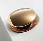 Umývadlový sifón Rea so zástrčkou klik-klak Rose Gold – Obrázok 5