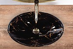 Umývadlo na dosku REA PAMELA Black Marble Shiny – Obrázok 5