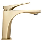 Umývadlová batéria PREMIUM REA Joe Brush Gold low – Obrázok 5