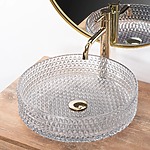 Umývadlo na dosku Rea Cristal Transparent 39 – Obrázok 5