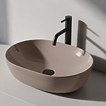 Umývadlo na dosku Rea Lisa Beige Shiny – Obrázok 5