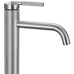 Umývadlová batéria REA Argon Brush Nickel  high – Obrázok 5