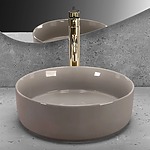 Umývadlo na dosku REA SAMI Beige Shiny – Obrázok 5