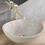 Umývadlo na dosku Rea Sofia Beige Matt – Obrázok 5