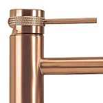 Umývadlová batéria REA Lungo Grip - brúsené Copper, vysoká – Obrázok 5