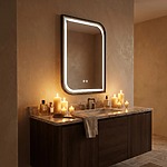 Zrkadlo LED ZONE 70X50 BLACK – Obrázok 6