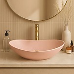 Umývadlo na dosku REA ROYAL Powder Pink Matt – Obrázok 6