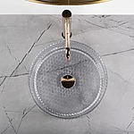 Umývadlo na dosku REA CRISTAL Light Grey – Obrázok 6