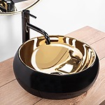 Umývadlo na dosku REA Luna Gold/Black – Obrázok 6