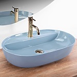 Umývadlo na dosku REA Aura 61 L.Blue Shiny – Obrázok 6