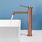Umývadlová batéria REA FOSS Brush Copper HIGH – Obrázok 6