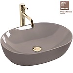 Umývadlo na dosku Rea Lisa Beige Shiny – Obrázok 7