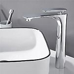 Umývadlová batéria REA BERG - chróm, vysoká – Obrázok 7