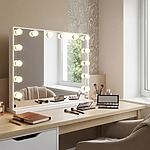 Zrkadlo LED HOLLYWOOD White 80x60 – Obrázok 7