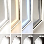 Zrkadlo LED Orbit 50x160cm White – Obrázok 9