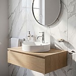 Umývadlová batéria Venti Chrome Low – Obrázok 4