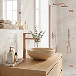 Umývadlový faucet Rea Venti  Brush Copper vysoký – Obrázok 8