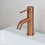 Umývadlová batéria REA LUNGO - brúsené Copper, nízka – Obrázok 9